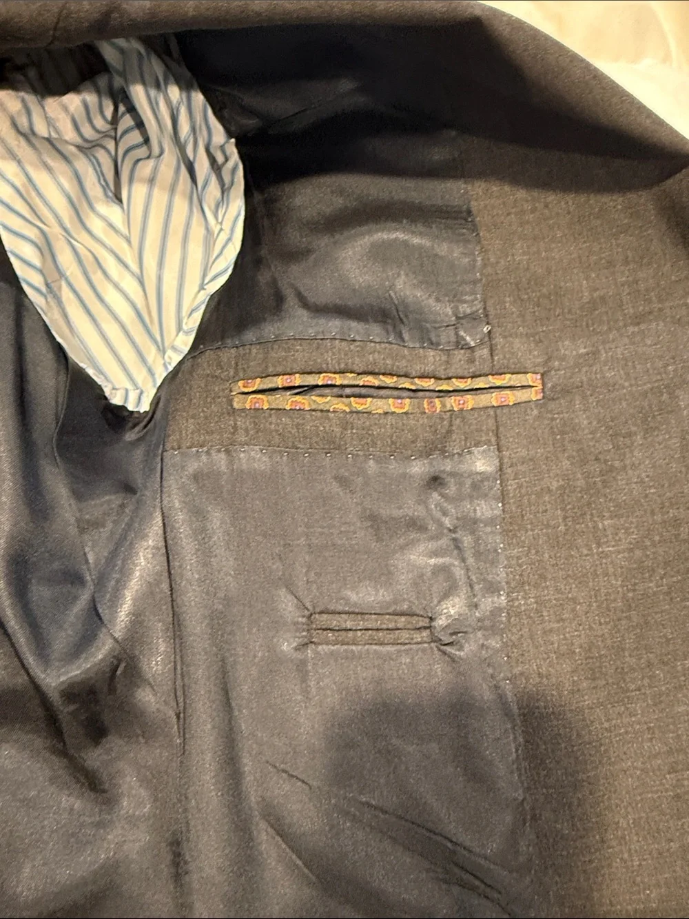 J. Crew Legacy Sport Coat - Men's Dark Gray Wool-Blend Blazer